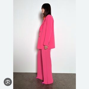 Zara Pink Wide Leg Pantsuit